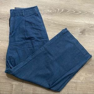 Uniqlo wide legged denim pants